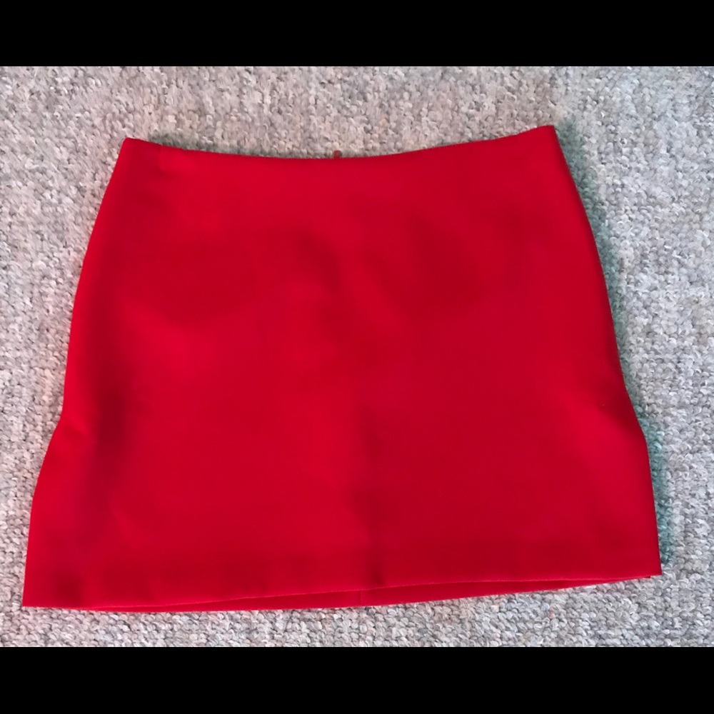 United Colors of Benetton red business skirt
